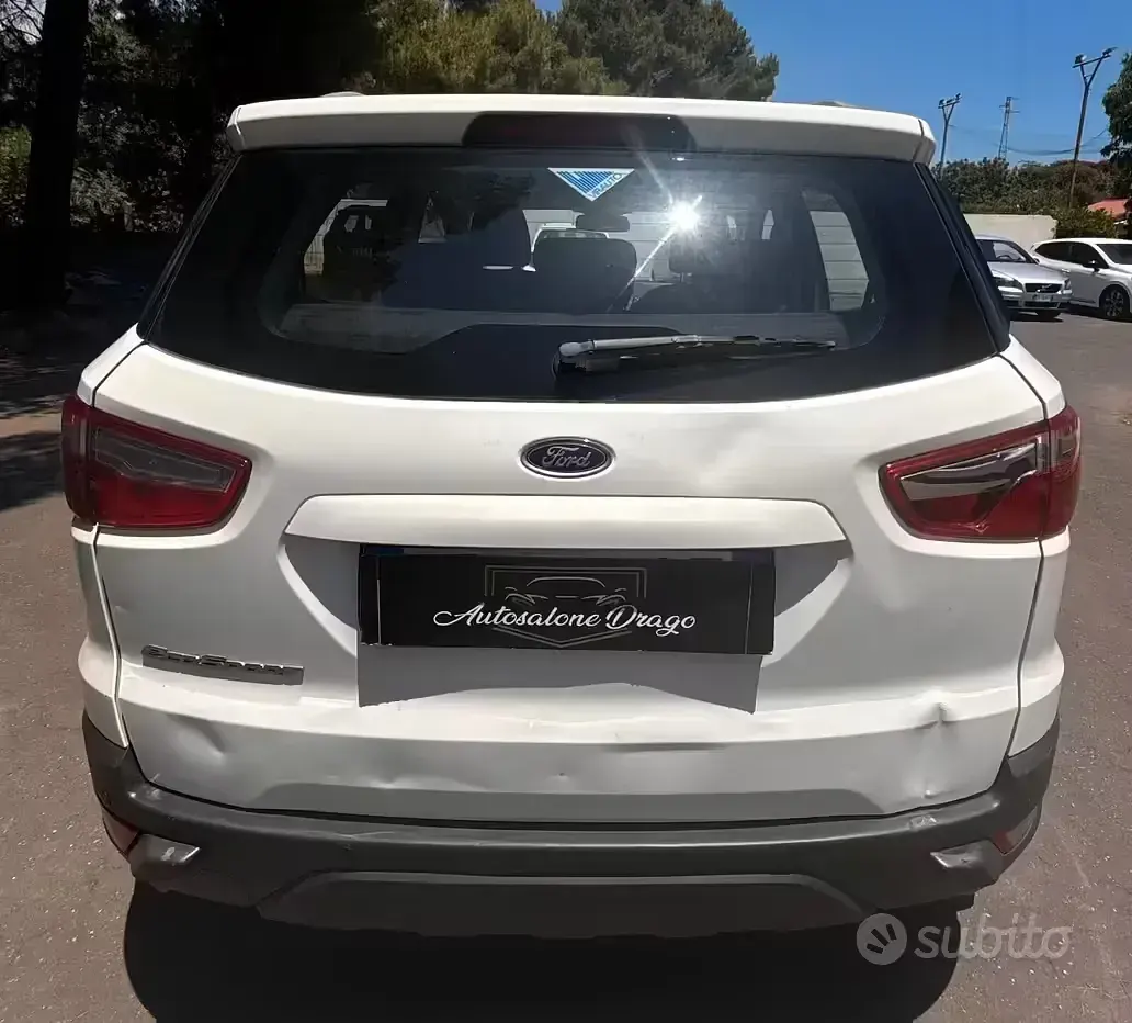 Usata Ford Ecosport Titanium 95 CV (69 kW) 2016 Bianco SUV