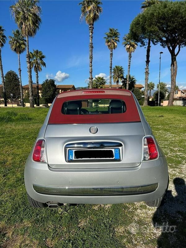 Usata Fiat 500C 95 CV (69 kW) 2011 Grigio Cabrio