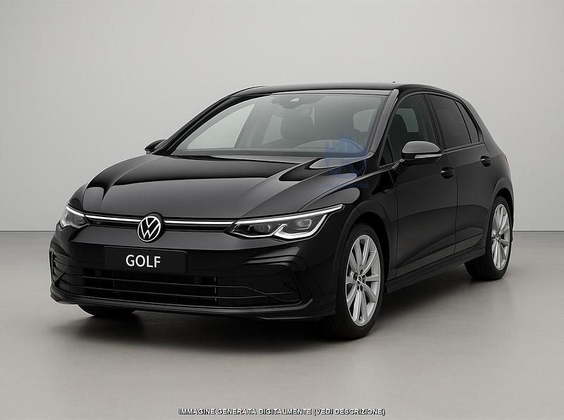 Usata VW Golf VIII R-line 150 CV (110 kW) 2025 Nero Utilitaria