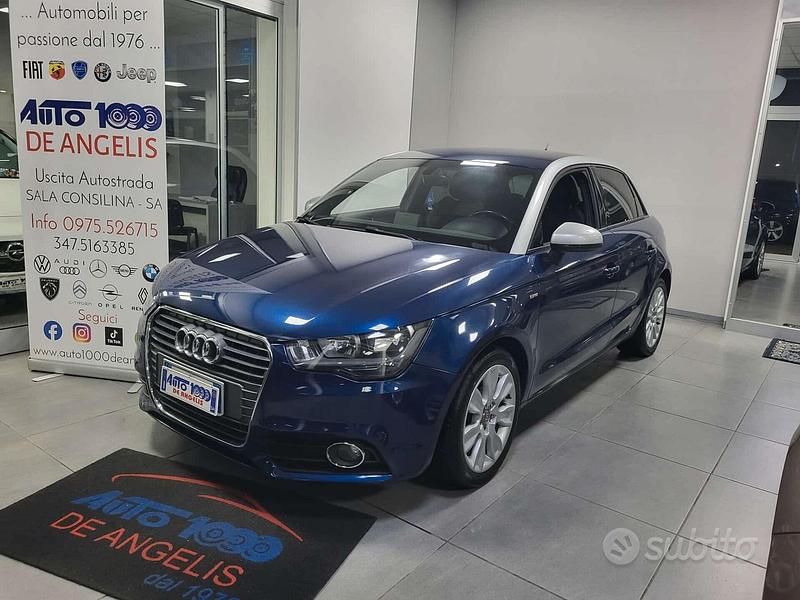 Usata Audi A1 S-Line 105 CV (77 kW) 2013 Blu Berlina