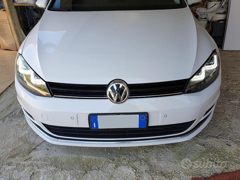 Usata VW Golf VII 110 CV (80 kW) 2013 Bianco Berlina