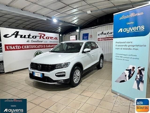 Bianco Usata 2021 VW T-Roc Business SUV | 20.500 € (Ottimo prezzo) - Immagine 1/4