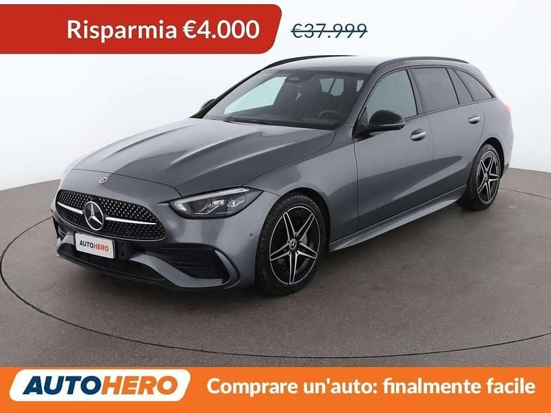 Usata Mercedes C300e Premium 265 CV (194 kW) 2022 Grigio Station wagon