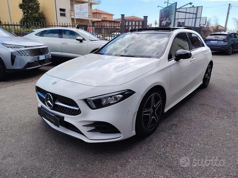 Usata Mercedes A180 Premium 116 CV (85 kW) 2020 Bianco Berlina