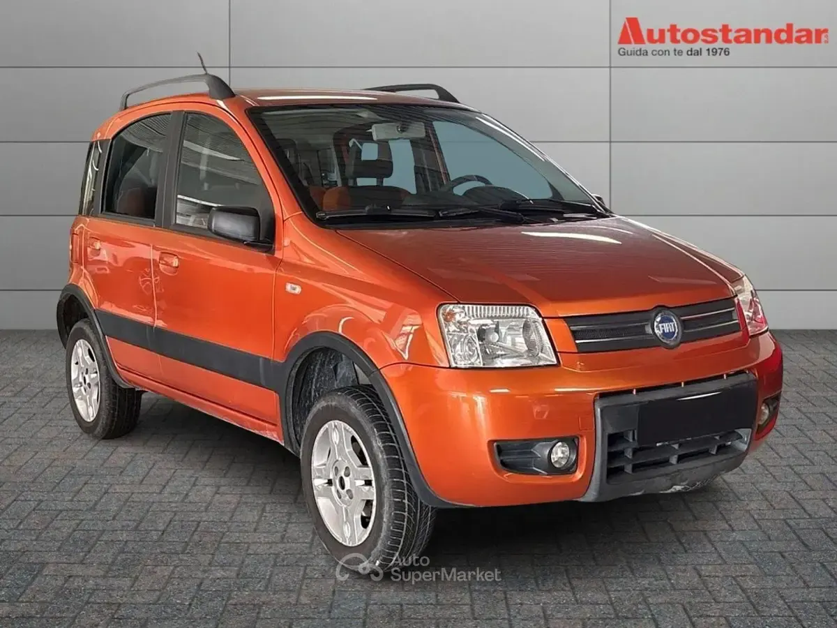 Usado Fiat Panda 4x4 Climbing 60 CV (44 kW) 2007 Naranja Utilitario