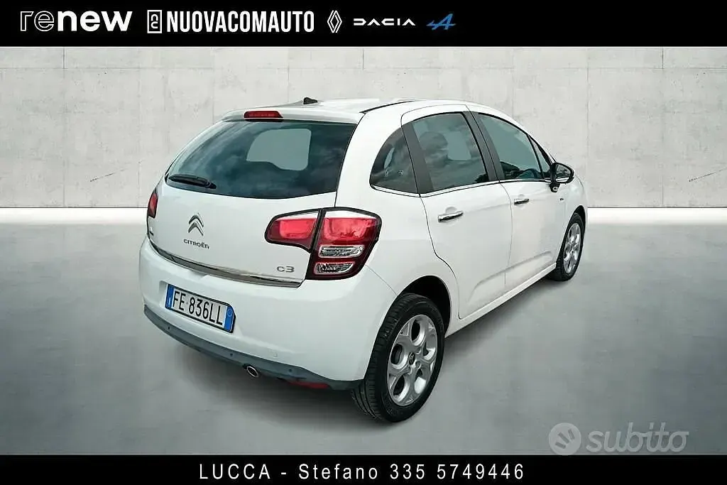 Usata Citroën C3 Exclusive 75 CV (55 kW) 2016 Bianco Berlina