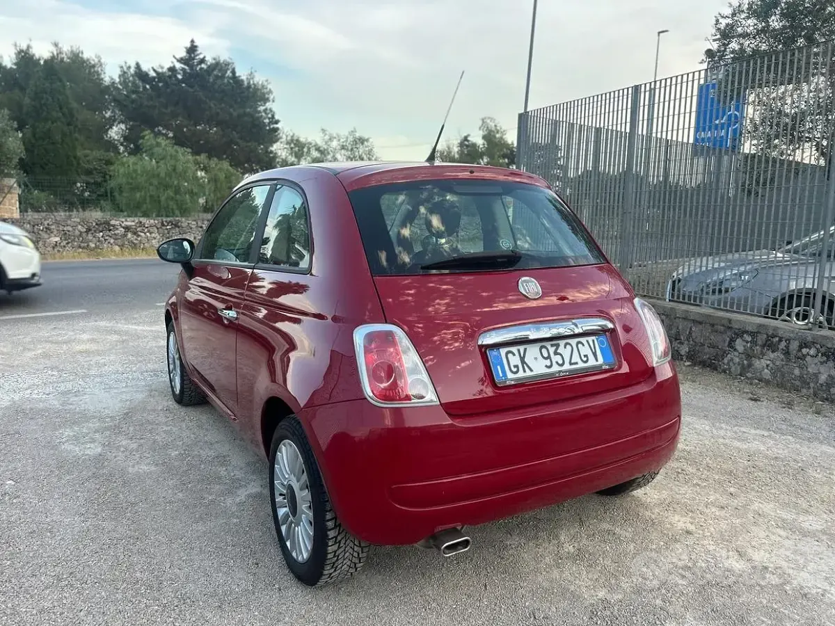 Usata Fiat 500 Pop 69 CV (50 kW) 2008 Rosso Berlina