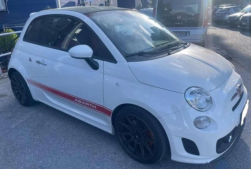 Usata Abarth 595C 140 CV (102 kW) 2014 Bianco Cabrio