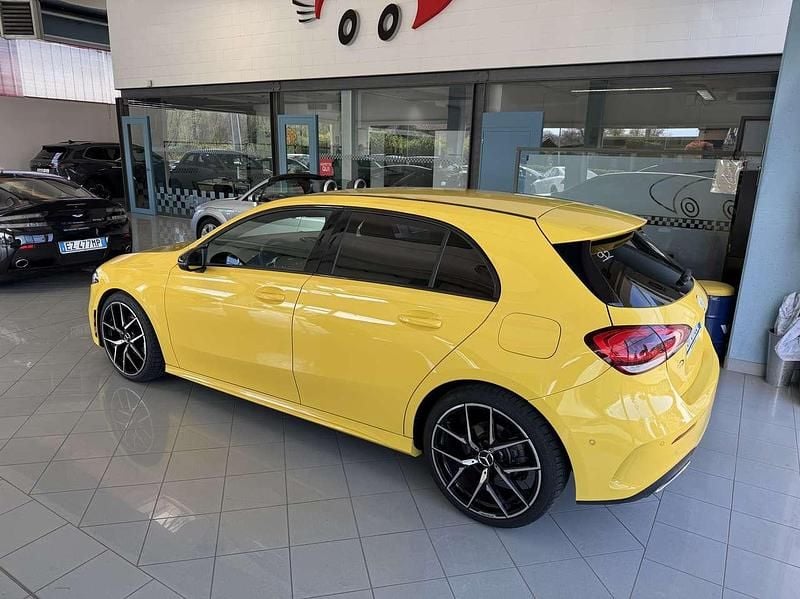 Usata Mercedes A180 Premium 116 CV (85 kW) 2021 Giallo Berlina