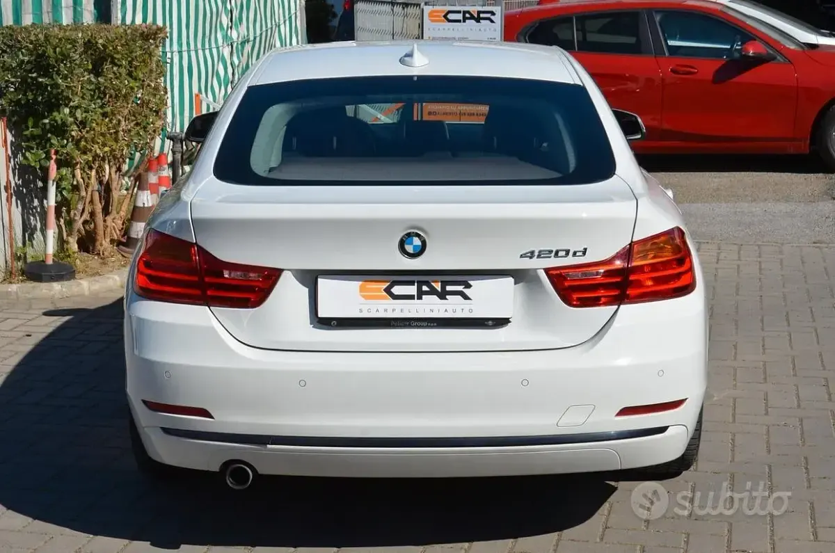 Usata BMW 420 Gran Coupé Sport Line 184 CV (135 kW) 2014 Bianco Coupé
