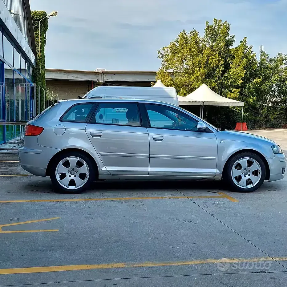 Usata Audi A3 Sportback 140 CV (102 kW) 2007 Grigio Utilitaria