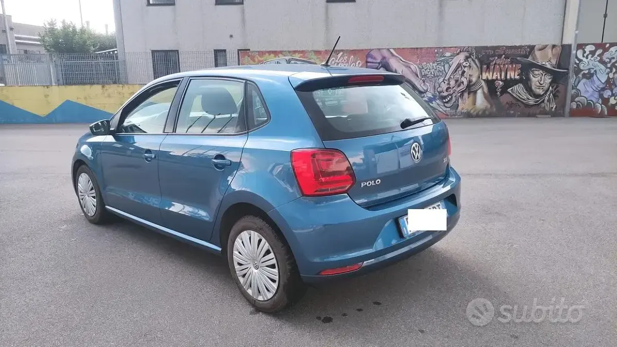 Usata VW Polo 75 CV (55 kW) 2017 Blu Berlina