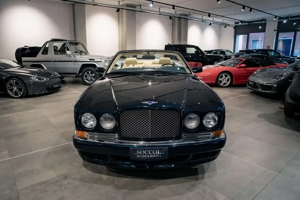 Usata Bentley Azure 407 CV (299 kW) 2000 Blu Cabrio