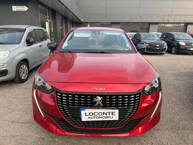 Usata Peugeot 208 Allure 75 CV (55 kW) 2022 Rosso Utilitaria