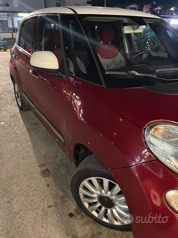 Usata Fiat 500L 95 CV (69 kW) 2012 Rosso Monovolume