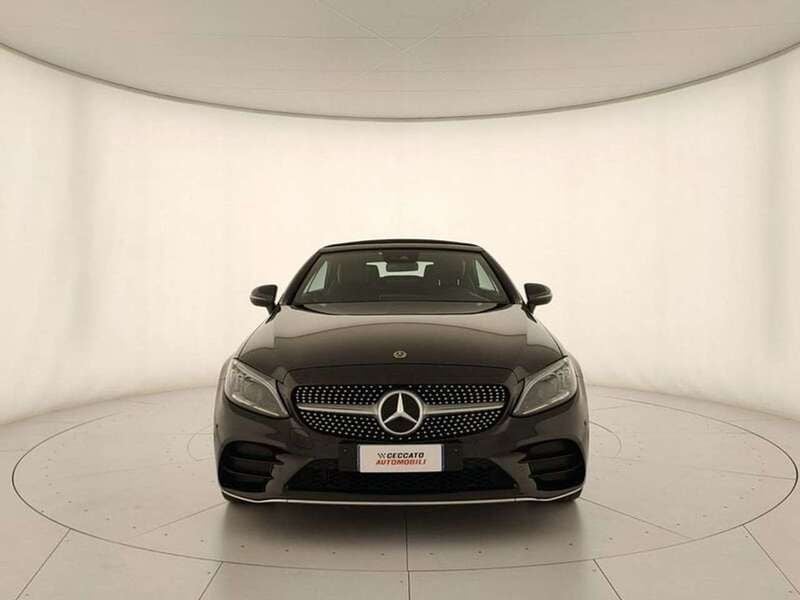 Usata Mercedes C220 Premium 194 CV (142 kW) 2019 Nero Cabrio