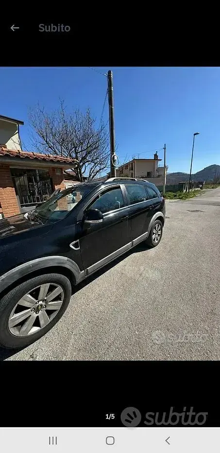 Usata Chevrolet Captiva 150 CV (110 kW) 2008 Nero SUV
