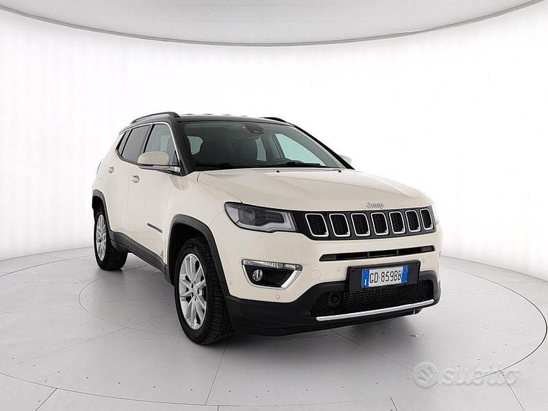 Bianco Usata 2020 Jeep Compass Limited SUV | 16.900 € (Super prezzo) - Immagine 1/4