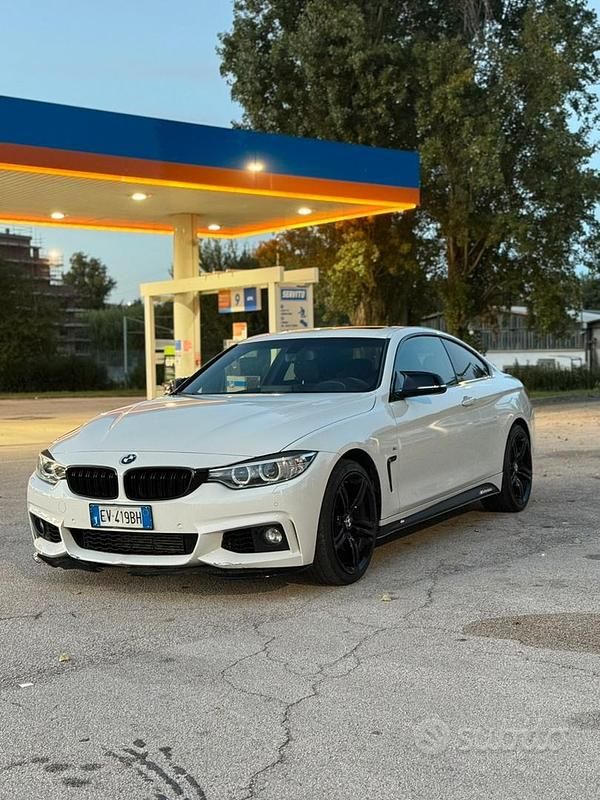 Usata BMW 420 Coupé M Sport 184 CV (135 kW) 2014 Bianco Coupé