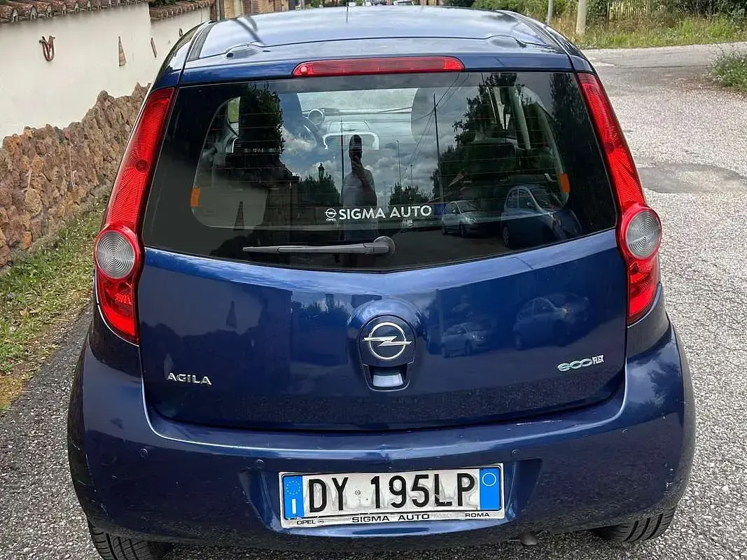 Usata Opel Agila Enjoy 60 CV (44 kW) 2010 Blu/azzurro Utilitaria