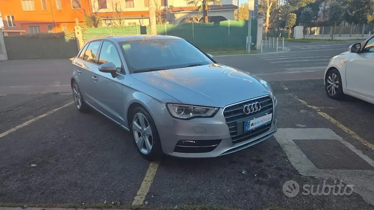 Usata Audi A3 Ambition 110 CV (80 kW) 2016 Grigio Berlina