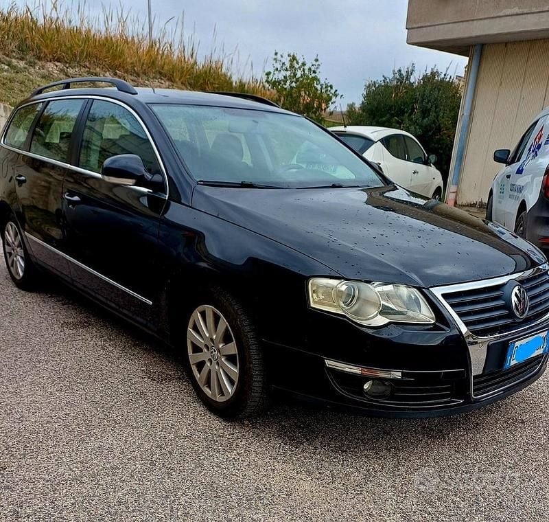 Usata VW Passat 140 CV (102 kW) 2007 Nero Station wagon
