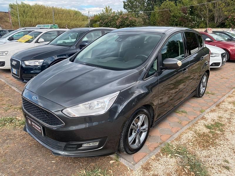 Grigio Usata 2018 Ford C-MAX Business Edition Monovolume | 9400 € (Buon prezzo) - Immagine 1/4