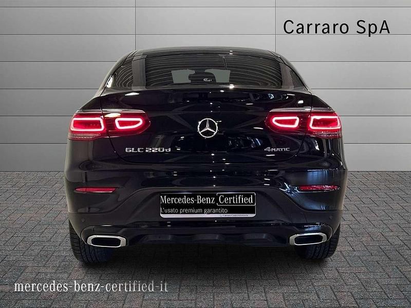 Usata Mercedes GLC220 194 CV (142 kW) 2022 Nero Coupé