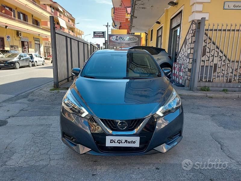 Usata Nissan Micra Acenta 70 CV (51 kW) 2017 Grigio Utilitaria