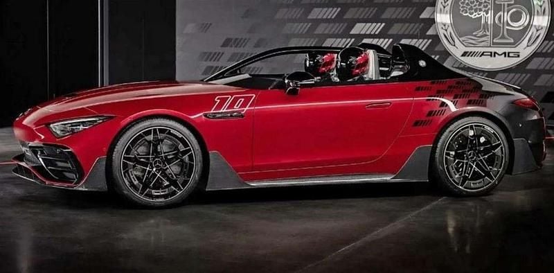 Rosso Nuova 2025 Mercedes SL63 AMG Style Cabrio | 1.250.000 € - Immagine 1/4