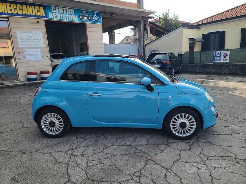 Usata Fiat 500 Lounge 69 CV (50 kW) 2012 Blu Berlina
