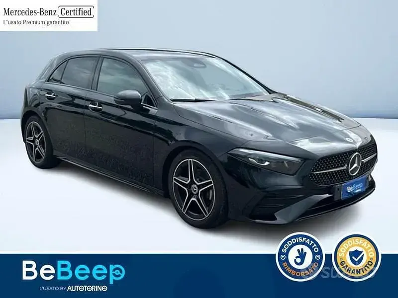 Usata Mercedes A180 Advanced Plus 116 CV (85 kW) 2023 Nero metallizzato Berlina
