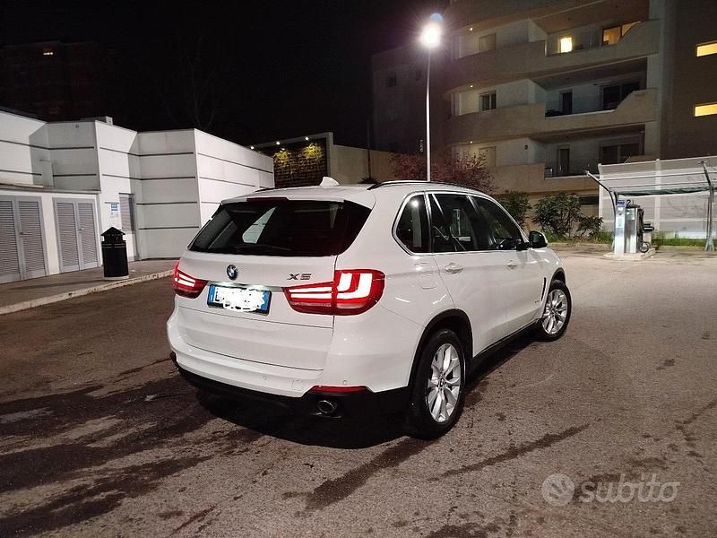 Usata BMW X5 Sport Line 249 CV (183 kW) 2015 Bianco SUV