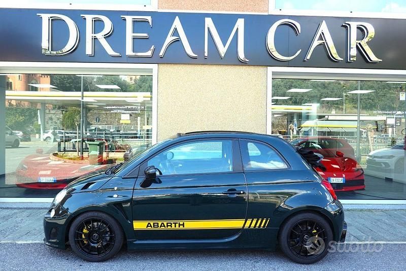 Usata Abarth 500C Custom 140 CV (102 kW) 2014 Verde Cabrio