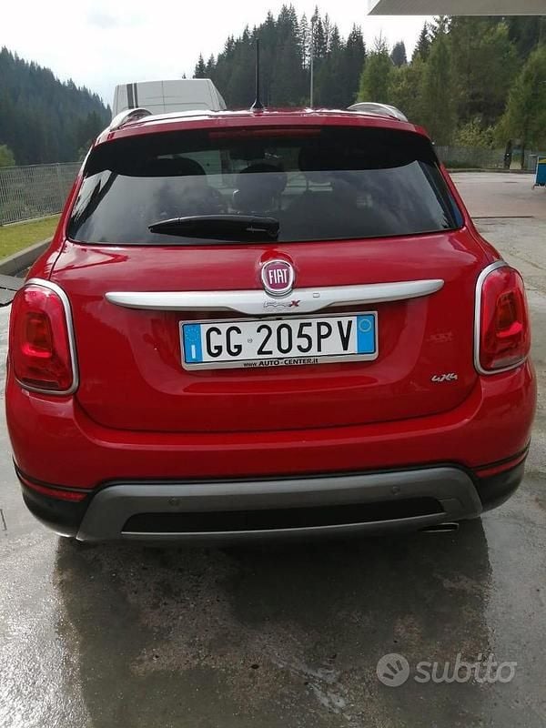 Usata Fiat 500X 140 CV (102 kW) 2016 Rosso SUV
