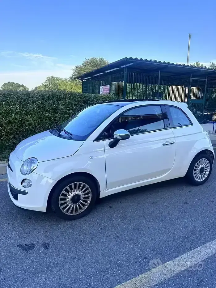 Usata Fiat 500 95 CV (69 kW) 2011 Bianco Berlina