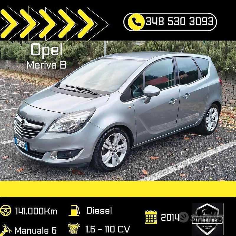 Grigio Usata 2014 Opel Meriva Design Edition Monovolume | 5900 € (Buon prezzo) - Immagine 1/4