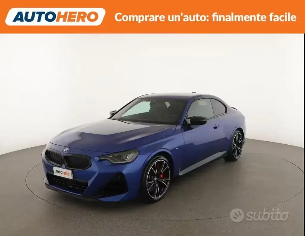 Usata BMW M240i M Sport 374 CV (275 kW) 2022 Blu Coupé