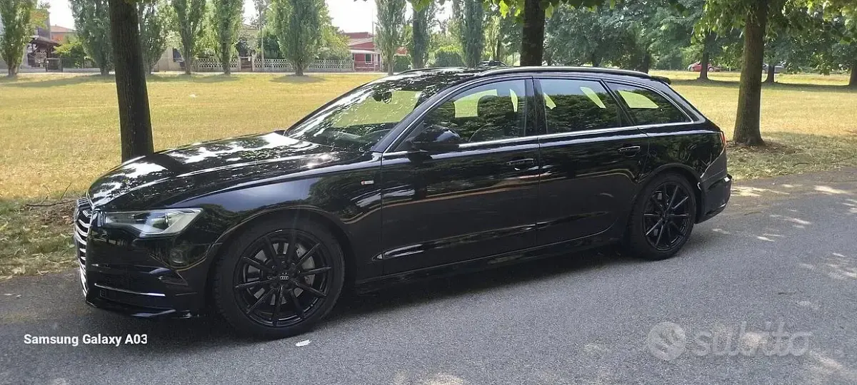 Usata Audi A6 S-Line 218 CV (160 kW) 2015 Nero Station wagon