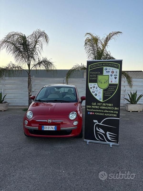 Usata Fiat 500 69 CV (50 kW) 2013 Rosso Berlina