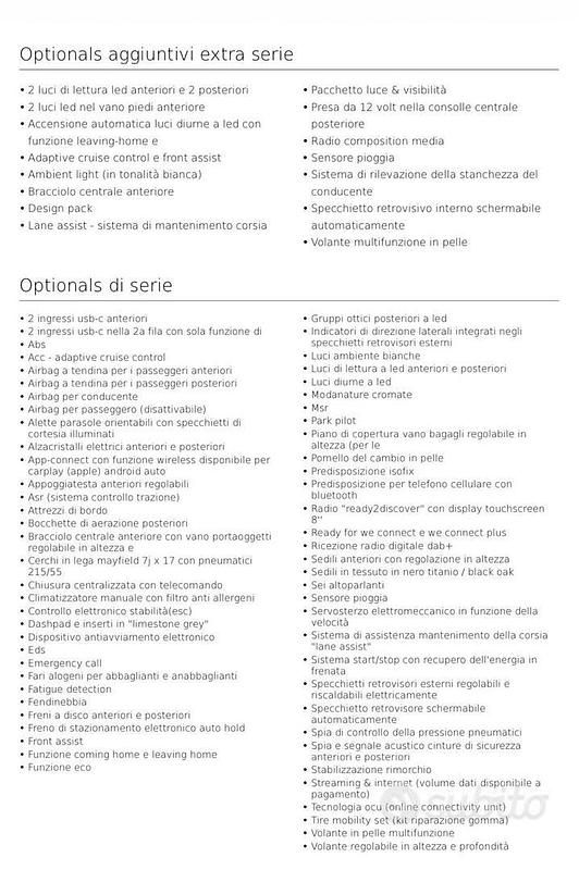 Usata VW T-Roc 150 CV (110 kW) 2020 SUV