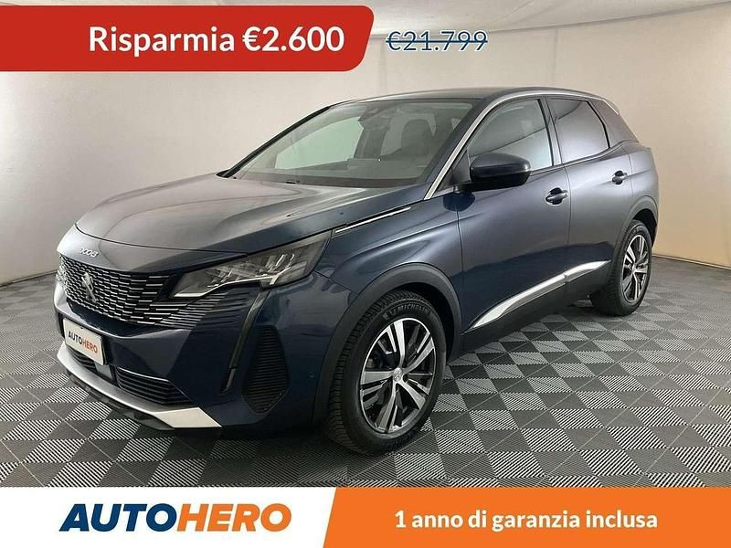Blu Usata 2022 Peugeot 3008 Allure SUV | 21.399 € (Buon prezzo) - Immagine 1/3