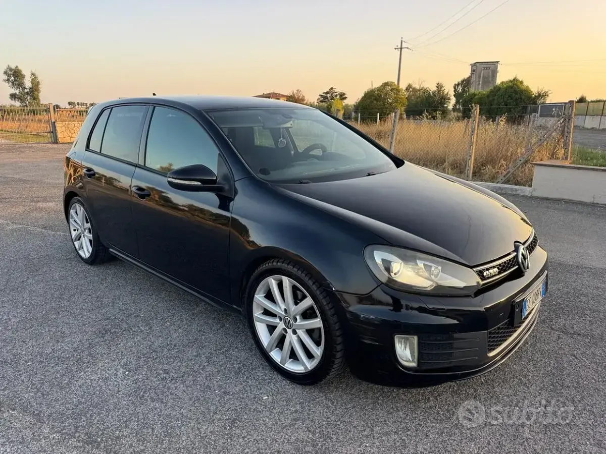 Usata VW Golf VI GTD 170 CV (125 kW) 2011 Nero Utilitaria