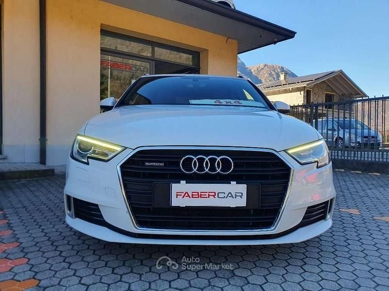 Usata Audi A3 S-Line 184 CV (135 kW) 2019 Bianco Berlina