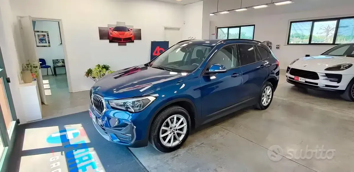 Usata BMW X1 Advantage 150 CV (110 kW) 2021 Bluazzurro SUV