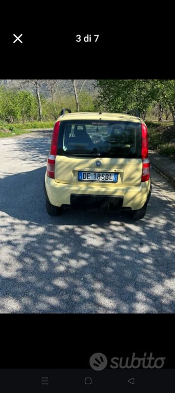 Usata Fiat Panda 4x4 69 CV (50 kW) 2006 Giallo Utilitaria