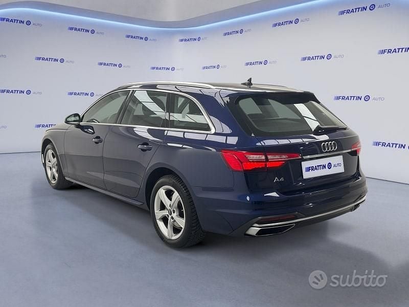 Usata Audi A4 Advanced 136 CV (100 kW) 2021 Blu Station wagon