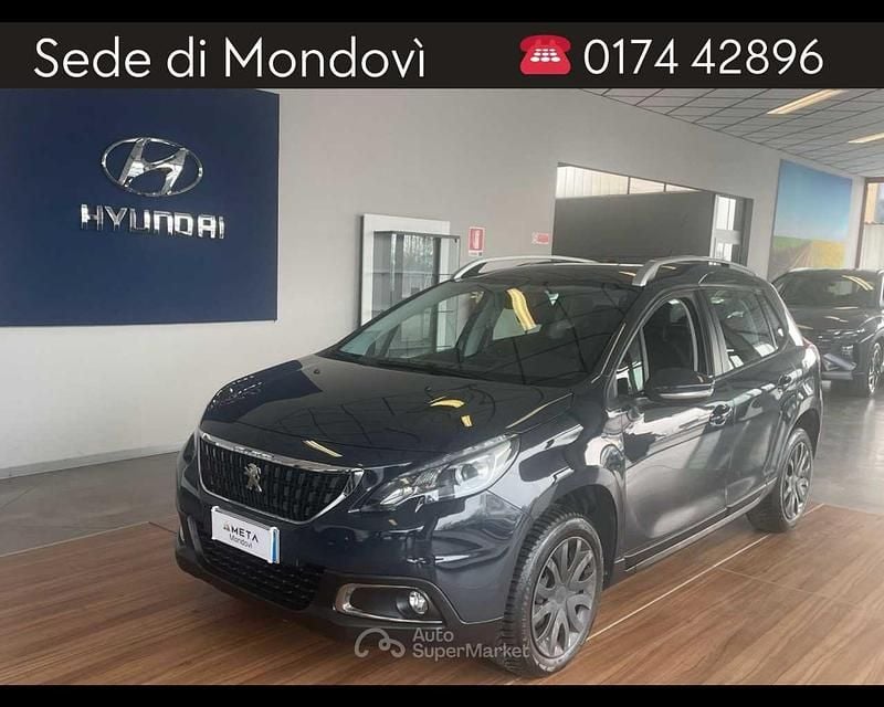 Usata Peugeot 2008 Access 75 CV (55 kW) 2018 Blu SUV