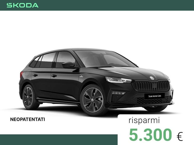 Nuova Skoda Scala Monte Carlo 116 CV (85 kW) 2026 Nero tulipano perlato Utilitaria