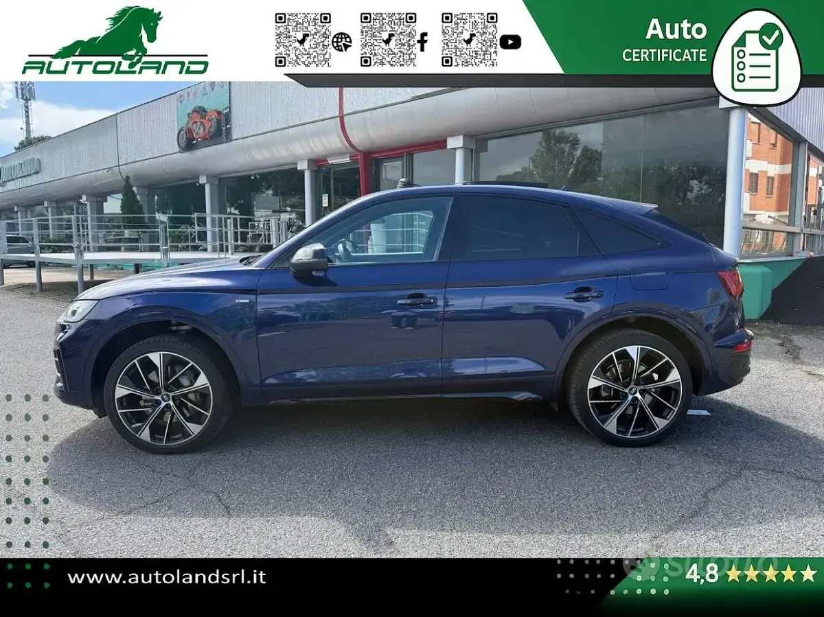 Usata Audi Q5 Sportback S-line plus 265 CV (194 kW) 2022 Blu SUV